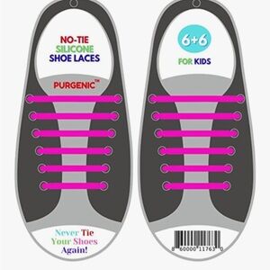 Pink and Gray Sneakers with No-Tie Convenience